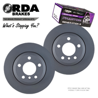 RDA8005 RDA REAR DISC BRAKE ROTORS + PADS for BMW X5 xDrive E70 3.0TD 2008-2013