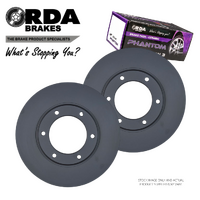 RDA329 RDA FRONT BRAKE ROTORS + PADS for NISSAN PATROL GQ 294mm 1992-1997