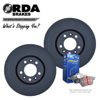 RDA7465 RDA FRONT ROTORS + EBC PADS for CITROEN C5 2.0L Turbo Diesel 2010-2016