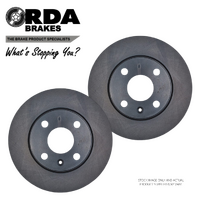 RDA7537 RDA REAR DISC BRAKE ROTORS for HOLDEN BARINA XC 1.4L 1.8L 2001-2005