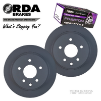 RDA7657 RDA REAR DISC BRAKE ROTORS + PADS for NISSAN X-TRAIL T30 T31 2.5L 2001-2013