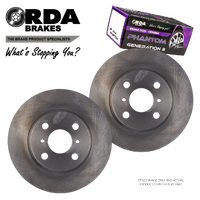 FRONT BRAKE ROTORS + PADS for TOYOTA STARLET EP82 1.3 Turbo 1989-1995 RDA695