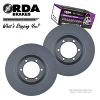 RDA7546 RDA FRONT BRAKE ROTORS + CERAMIC PADS for ISUZU D-MAX TF 3.0TD 2008-2012