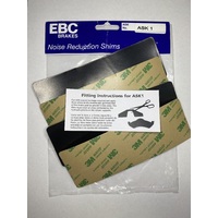 ASK1 EBC BRAKE SHIM 150mm RUBBER BRAKE SHIM NOISE REDUCTION ANTI SQUEAL